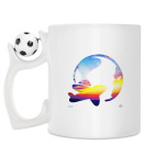 Кружка с футбольным мячиком