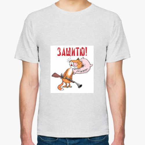 Футболка с принтом Защитник