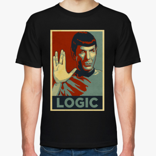 Футболка с принтом Спок