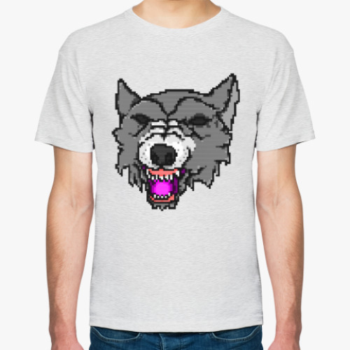 Футболка с принтом Маска волка