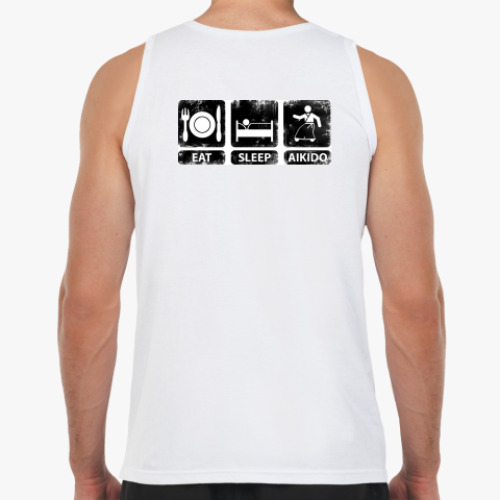 Майка с принтом Айкидо!