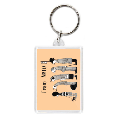 Брелок с принтом Трамвай №10