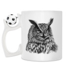 Кружка с футбольным мячиком