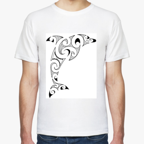 Футболка с принтом Дельфин