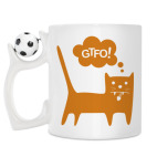 Кружка с футбольным мячиком