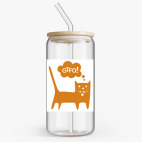 Банка с бамбуковой крышкой