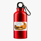 Металлическая бутылка 400 мл UV-DTF