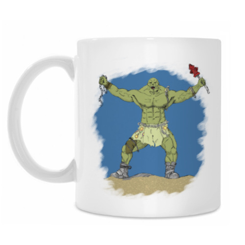 Кружка с принтом супермутант