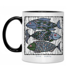 Кружка двухцветная