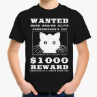 Детская классическая футболка Кот Шрёдингера