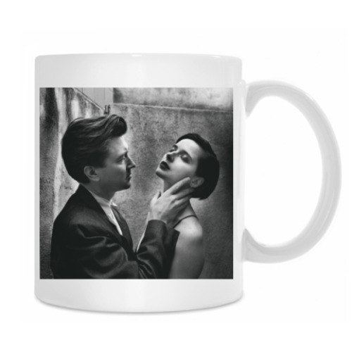 Кружка с принтом David Lynch & Isabella Rossellini