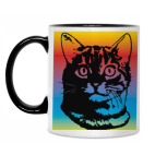 Кружка двухцветная