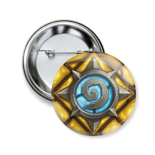 Значок 50мм с принтом HearthStone
