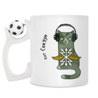 Кружка с футбольным мячиком