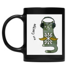 Кружка цветная UV-DTF