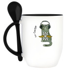 Кружка с ложкой