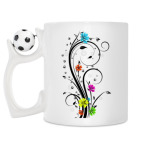 Кружка с футбольным мячиком