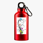 Металлическая бутылка 400 мл UV-DTF