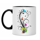 Кружка двухцветная