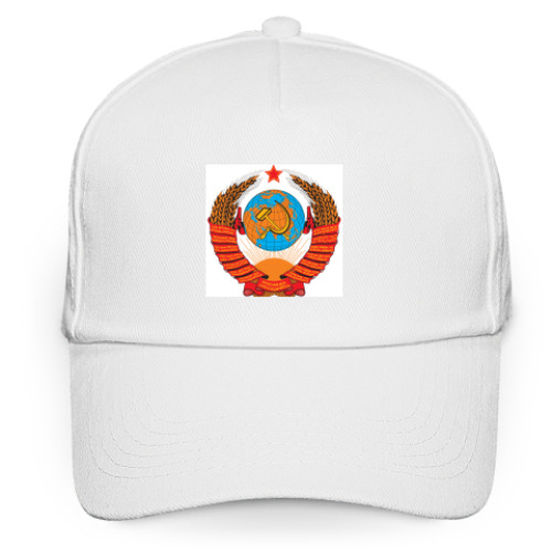 Кепка бейсболка с принтом Герб СССР