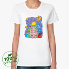 Женская футболка органик