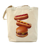 Холщовая сумка шоппер Фастфуд