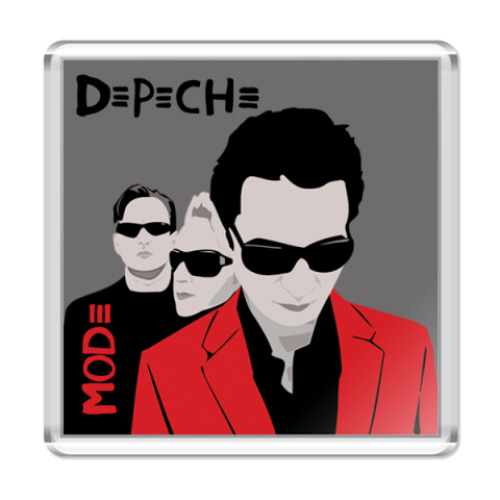 Магнит с принтом DM glasses