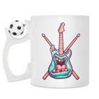 Кружка с футбольным мячиком