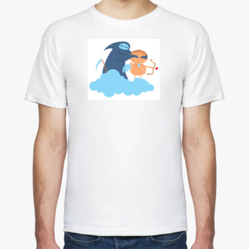 Футболка с принтом Любовь и Смерть