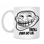 Классическая кружка troll over 80