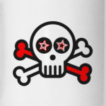 Череп, кости и звезда