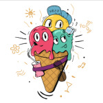 Смешные шарики мороженного