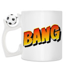 Кружка с футбольным мячиком