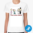 Женская спортивная футболка