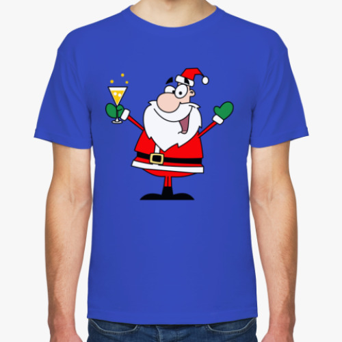 Футболка с принтом Party Santa
