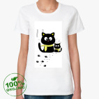 Женская футболка органик