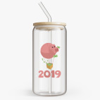 Банка с бамбуковой крышкой