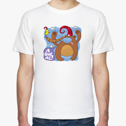 Футболка с принтом  'А фигле!'