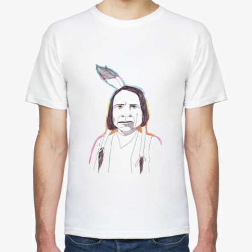 Футболка с принтом Indian summer tee