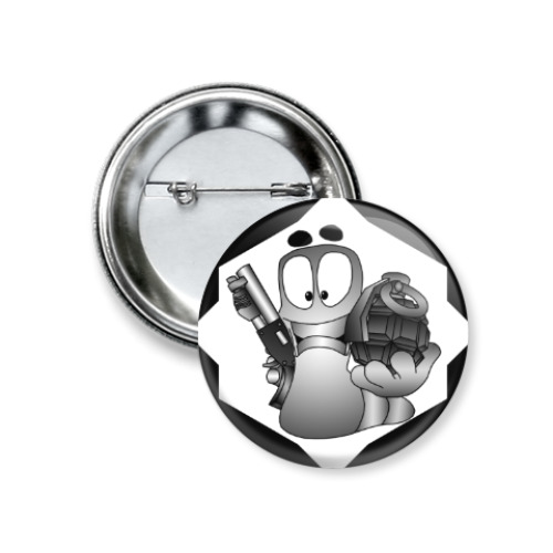 Значок 37мм с принтом Warms