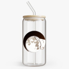 Банка с бамбуковой крышкой