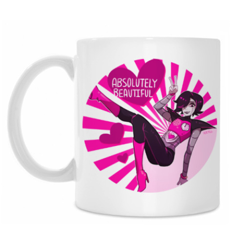 Кружка с принтом Mettaton Ex