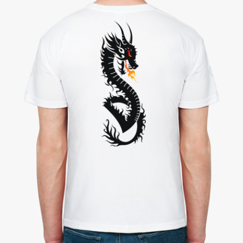 Футболка с принтом Дракон