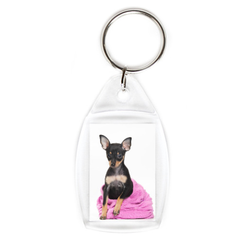 Брелок с принтом Щенок