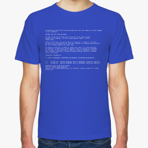 Футболка с принтом BSoD