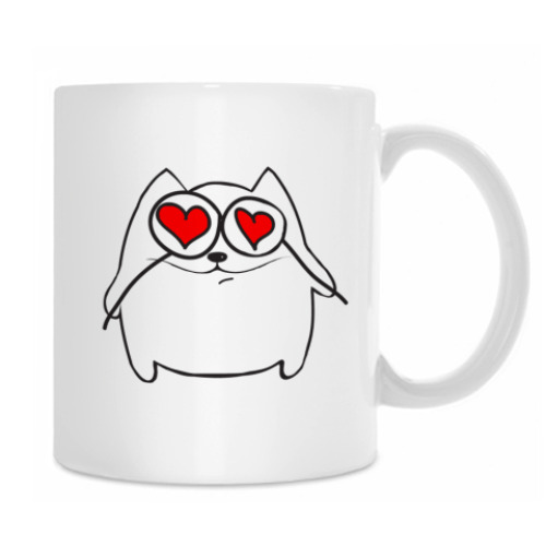 Кружка с принтом Мартовские коты