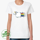 Женская футболка органик