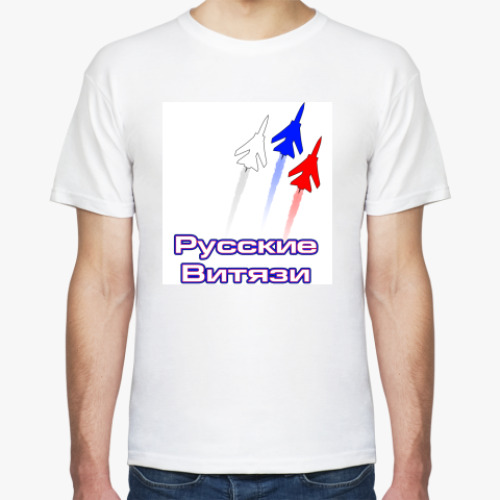 Футболка с принтом  Русские Витязи
