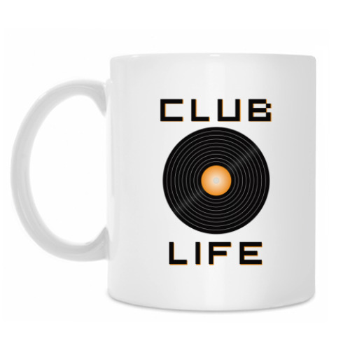 Кружка с принтом Клубная жизнь